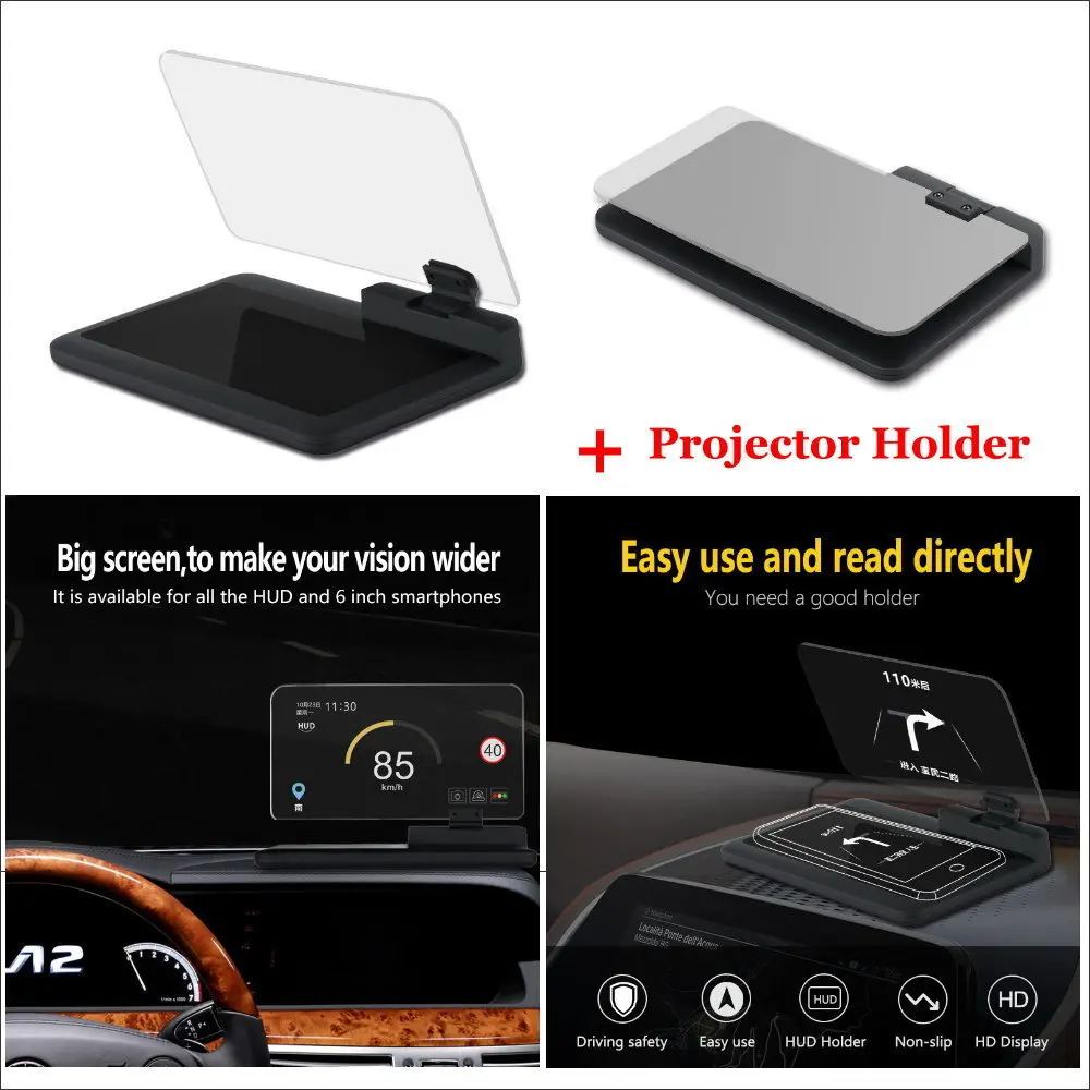

Liandlee Car Head Up Display HUD For Audi Q3 Q5 Q7 SQ5 2010-2018 Dynamic Driving Computer HD Projector Screen OBD Detector