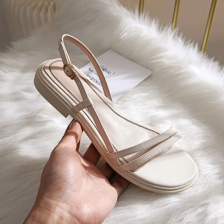 Босоножки MLJUESE женские из лакированной кожи сандалии с ремешком и пряжкой