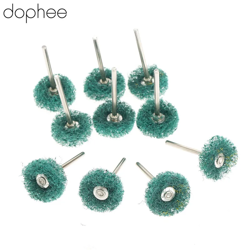 

dophee 20PCS Dremel Accessories Buffing Polishing Wheel Buffing Pad Brush Dremel Rotary Tool Shank for Polishing Sanding 25MM