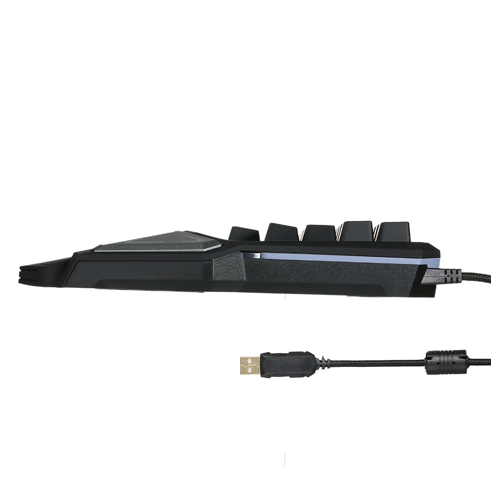 Delux T9 Pro профессиональная Одноручная USB Проводная игровая клавиатура Keybiard Esport с 29