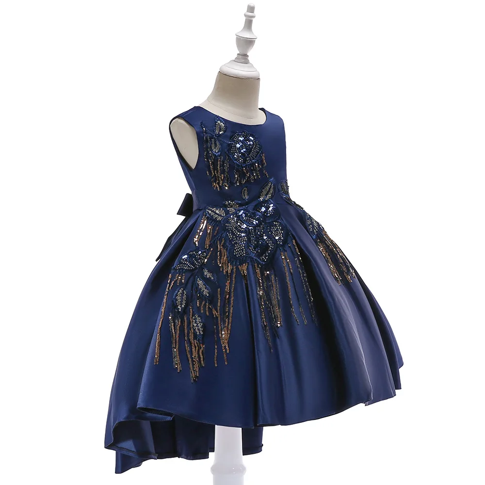 

Hot sale Ball Gown holy communion dresses flower girl dresses for wedding lace appliques beaded pageant gown