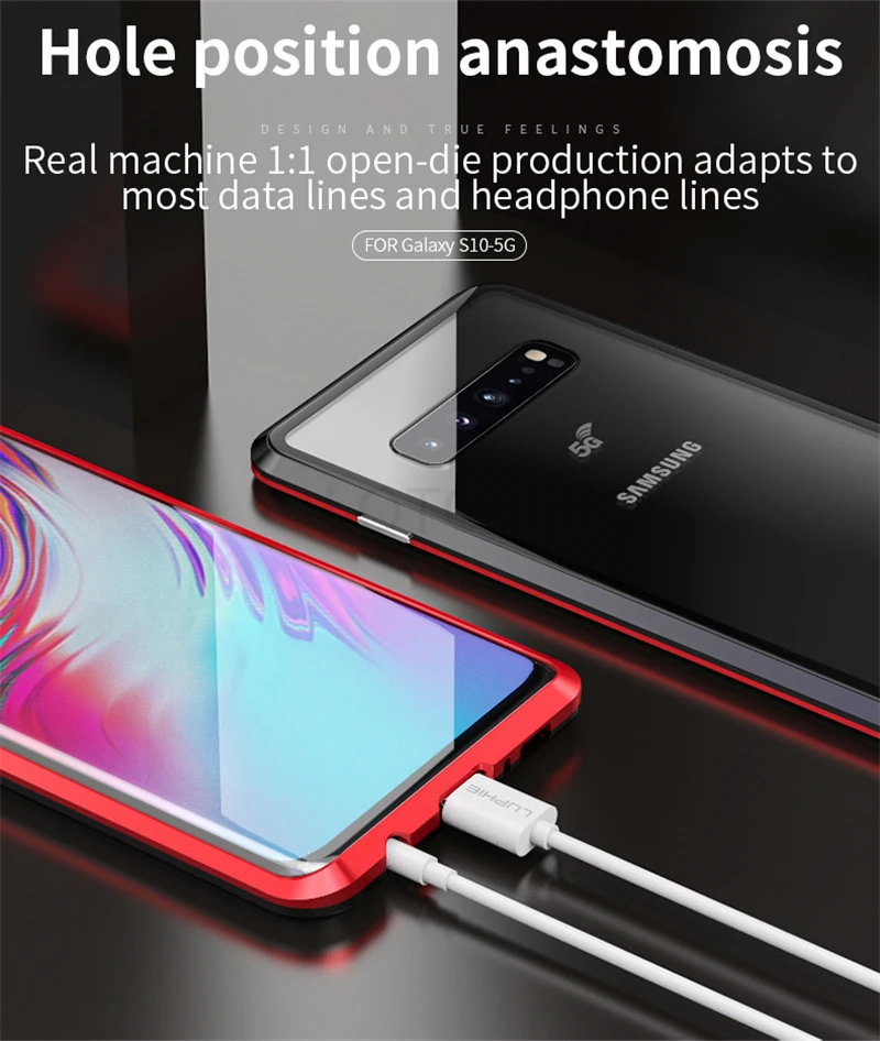 360 Полный корпус защитный чехол для samsung Galaxy S10 S9 S8 Plus Note 9 8 Магнитный бампер Оболочка Чехол для samsung S10 5G чехол s On