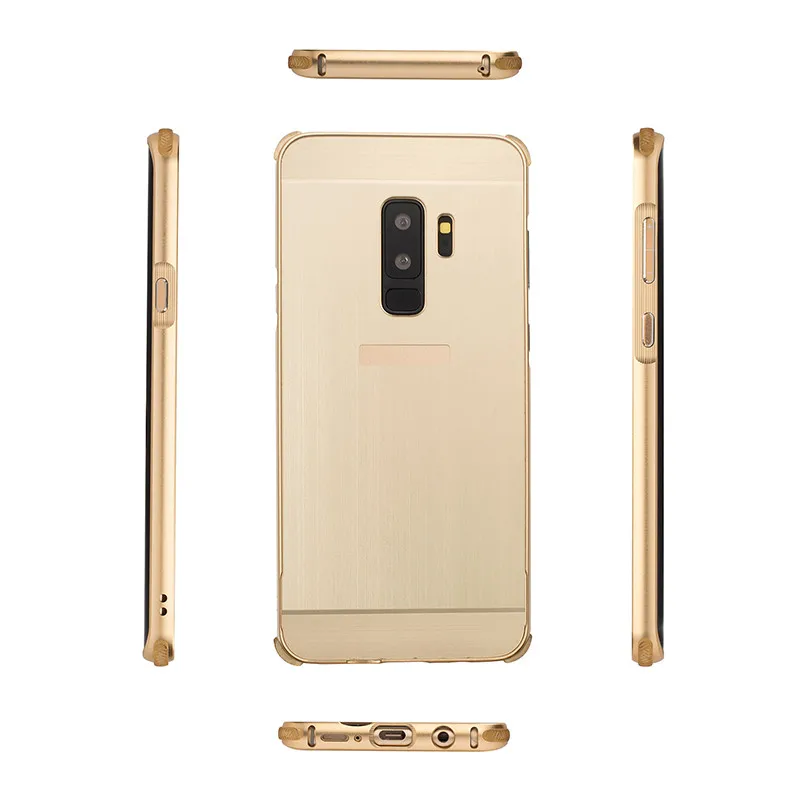 Чехол Bosilang для S9 plus скользящий металлический каркас + пластиковая пластина из