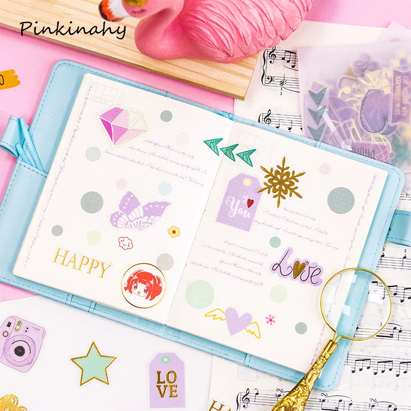 INS стиль девушка пуля журнал декоративные наклейки Скрапбукинг палка этикетка