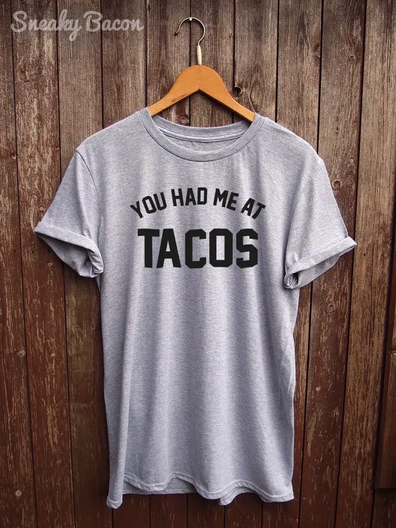 Футболка Tacos идеально подходит для любителей тако забавная футболка подарки ног