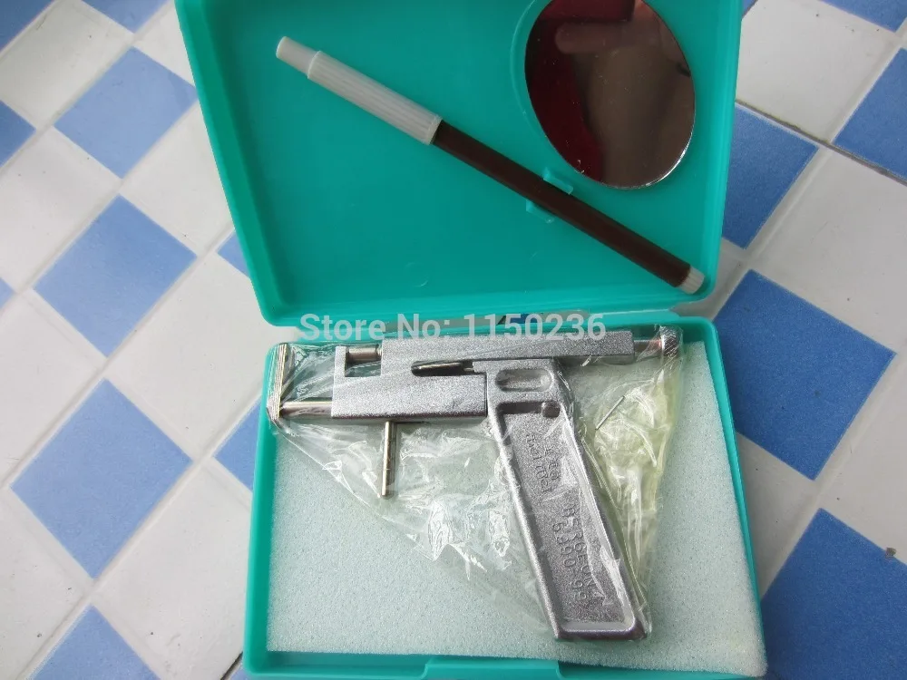 Бесплатная доставка!!! украшения для тела уха пирсинг пистолет сейф Ухо Пирсинг