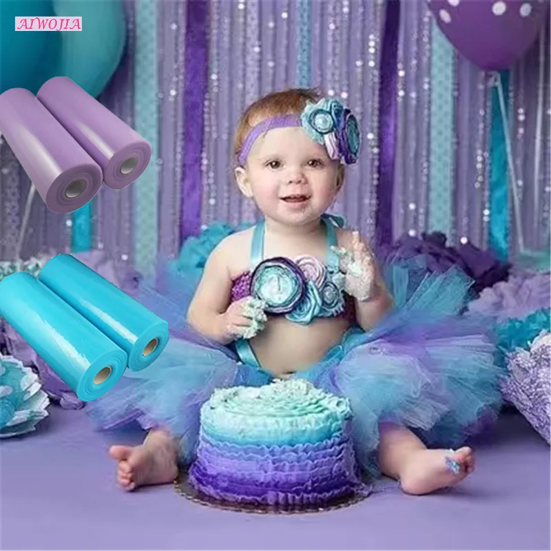 15CM22M детского дня рождения и вечеринки рулон тюля платье пачка свадебное