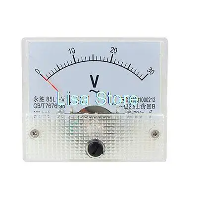 

Voltmeter Panel Volt Meter AC 30V Class 2.5 Accuracy Yegab