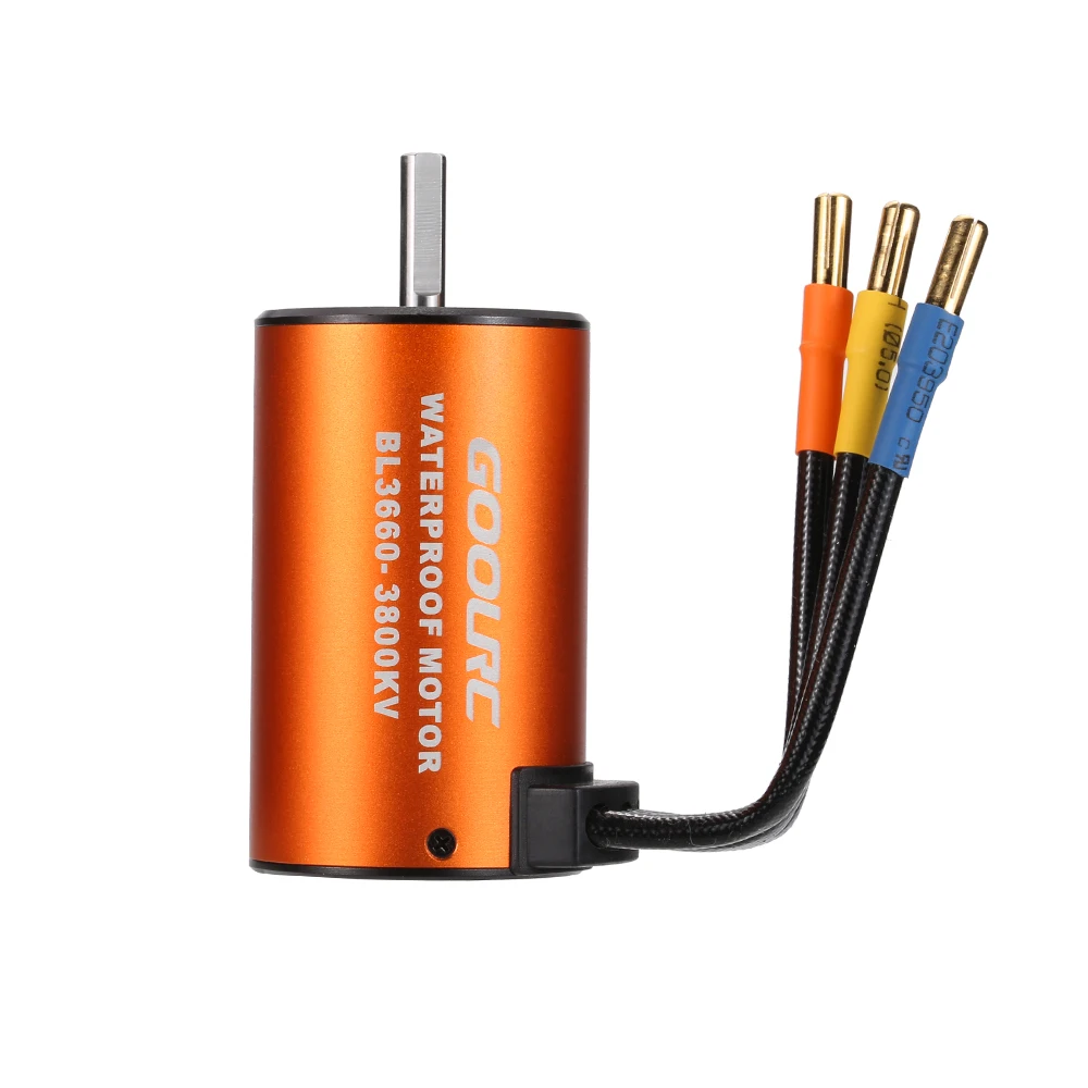 

High Quality GoolRC 3660 92A 3800KV Waterproof Brushless Motor for 1/10 RC Truck Crawler