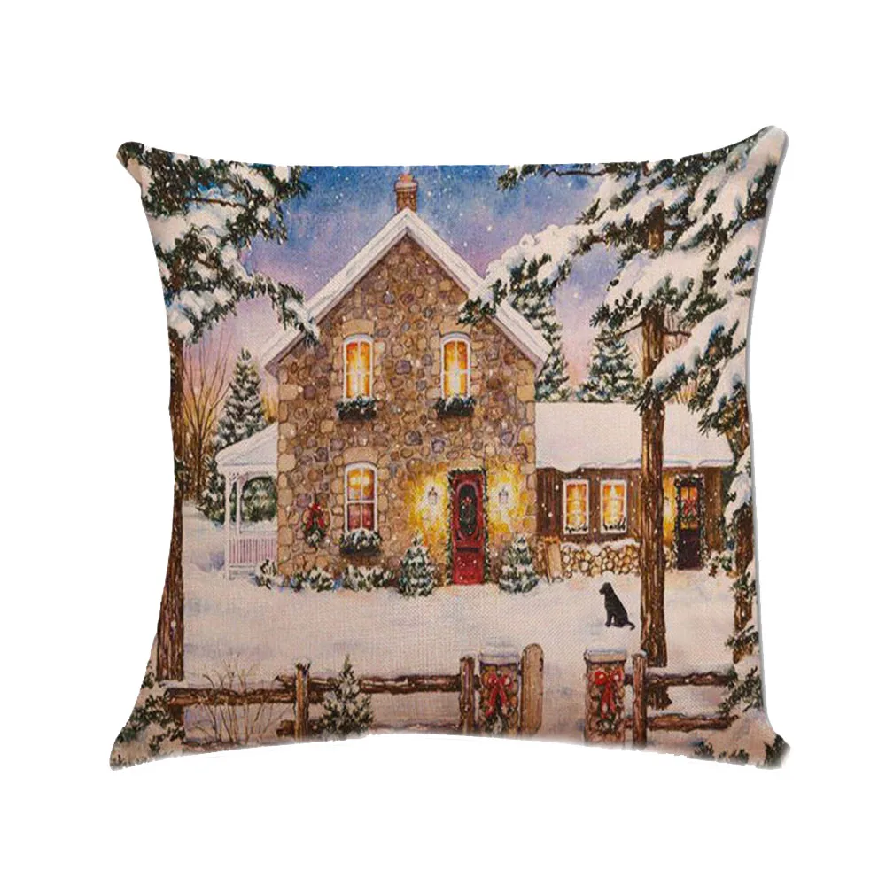 #35 чехол для подушки s Рождественский диван кровать домашний декор бросок Funda Cojin