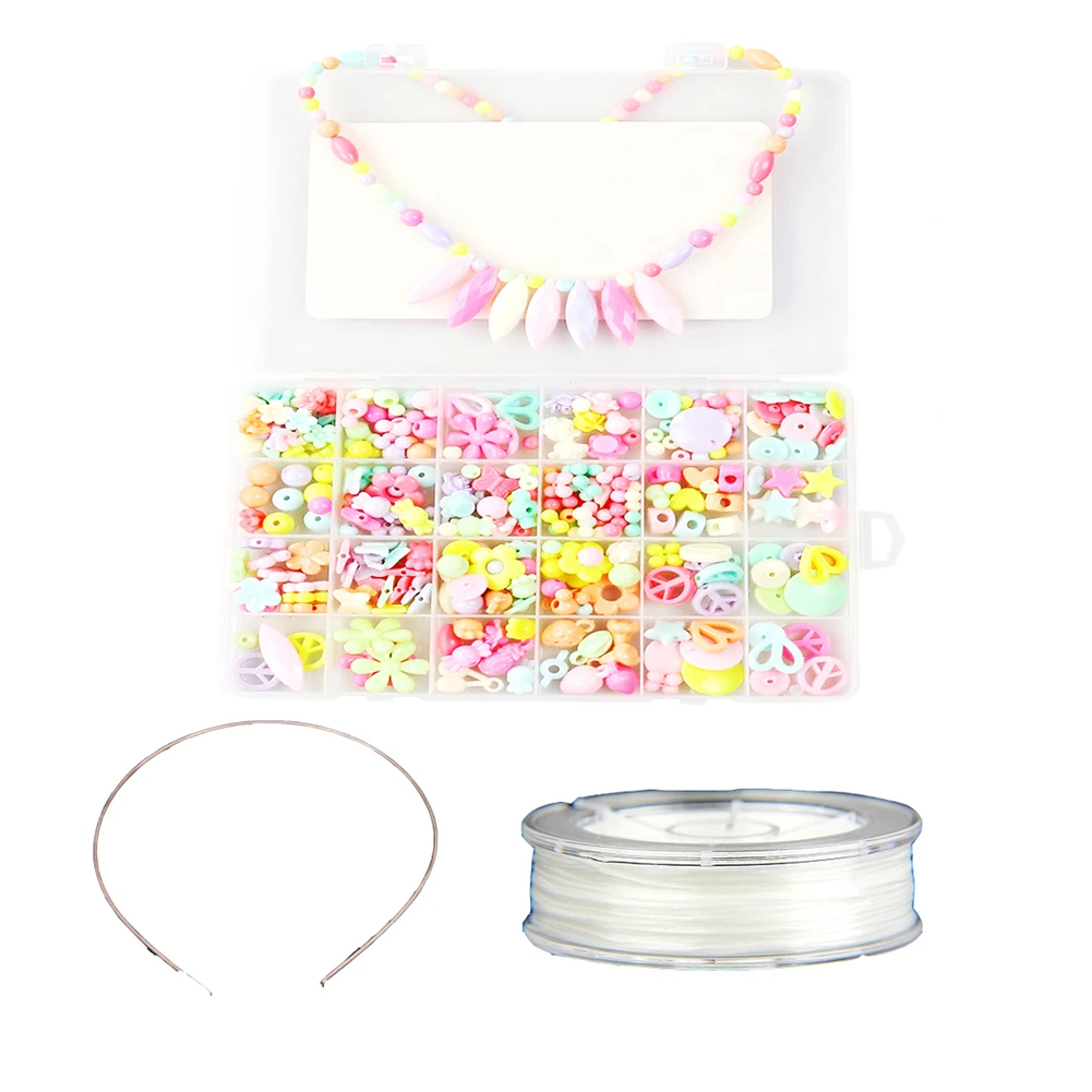 Набор Бусин сделай сам цепочки и ожерелья Браслет аксессуар для изготовления