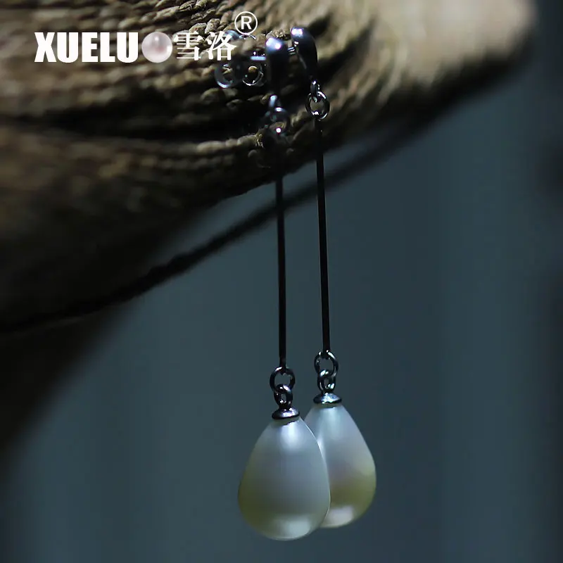 Роскошные Модные серьги XUELUO из стерлингового серебра 925 пробы 10-11 мм большие
