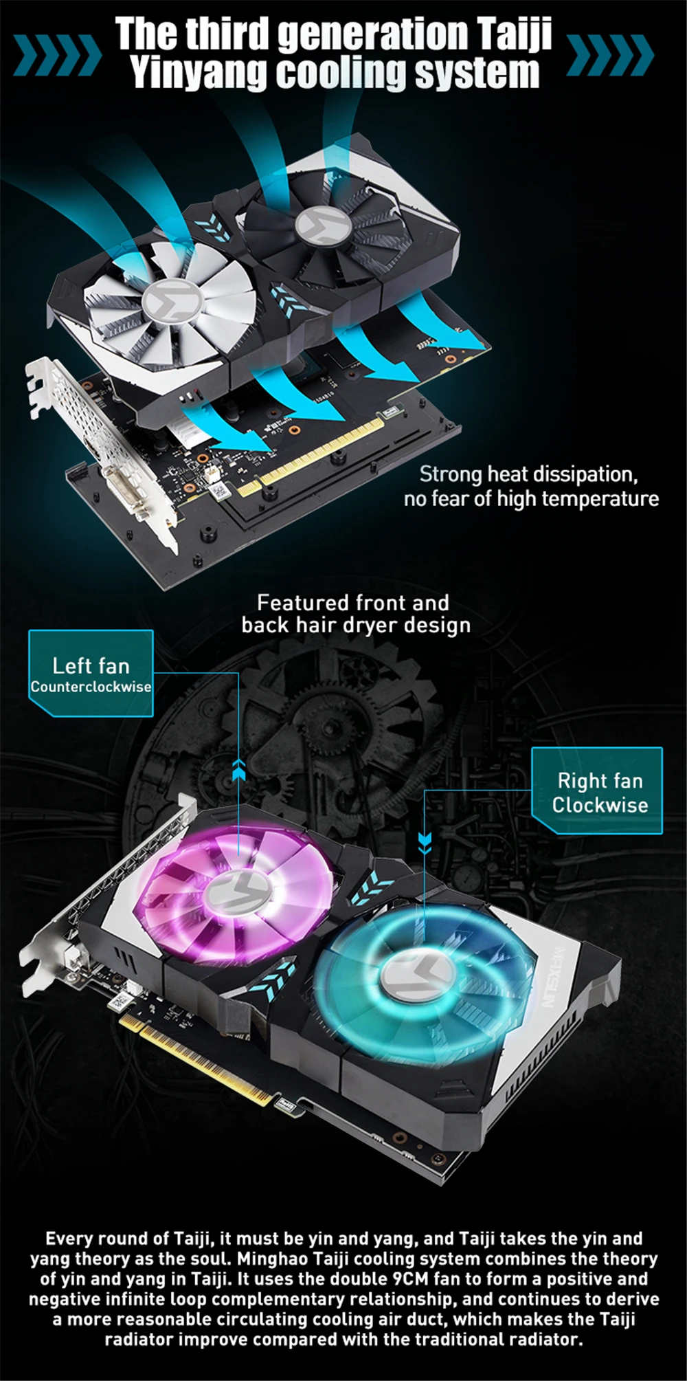 MAXSUN graphic card gtx 1650 4G GDDR5 NVIDIA 128bit 8000MHz 1485-1665MHz HDMI+DVI 12nm 896unit 75W gtx1650 video card for gaming