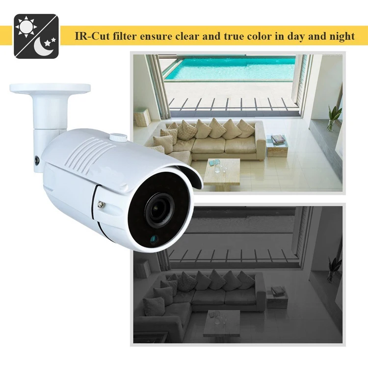 Surveillance Camera 2MP 1080P 4-in-1 20M Night Vision Analog CCTV Camerac | Безопасность и защита