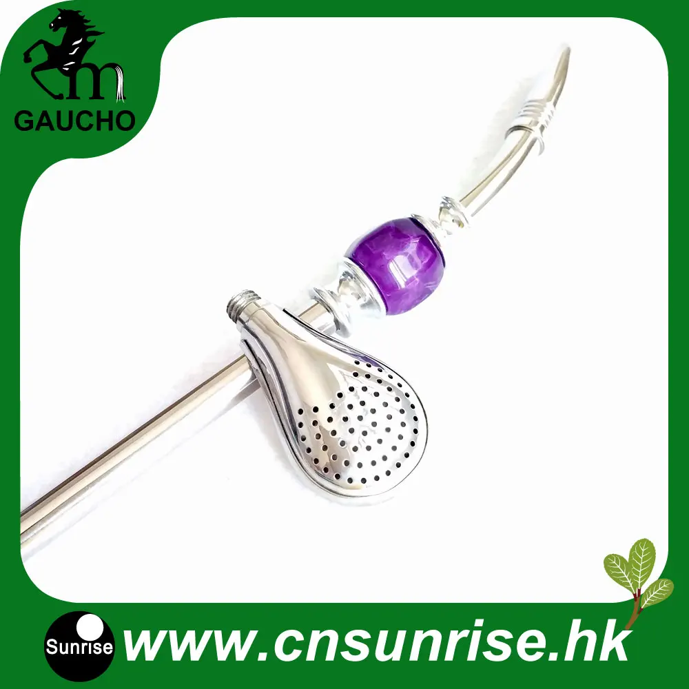50PCS/Lot Yerba Mate Straw With Dazzling Bead Stone And Stainless Removable Filter Bombilla Inox Hot Sale MB014-220 | Дом и сад