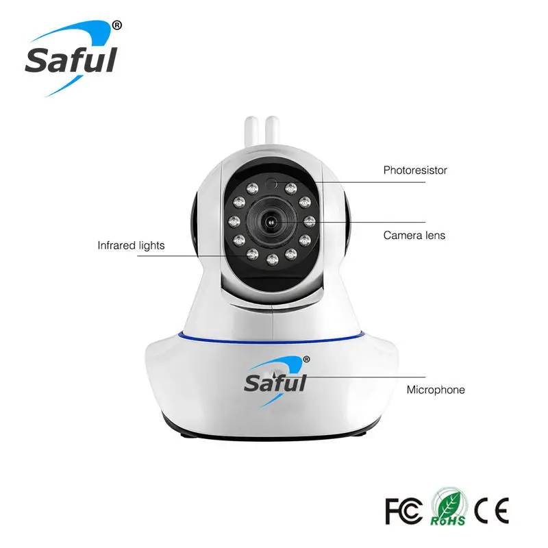 Беспроводная IP камера видеонаблюдения Saful 15 шт. Wi Fi 720P|Камеры видеонаблюдения| |