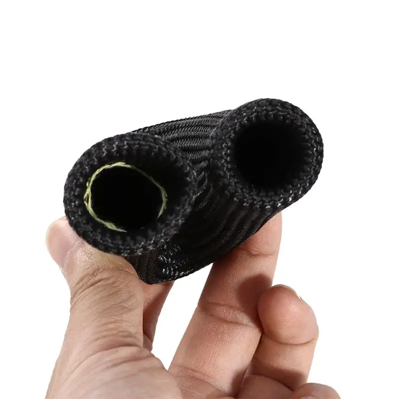 

8pcs High Temperature Shield Spark Plug Wire Boots Protector Sleeve Cover (Black)