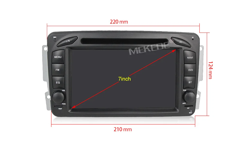 Android 9 автомобильный dvd-плеер для Mercedes Benz W209 W203 W168 M ML W163 W463 Viano W639 Vito Vaneo gps BT Радио USB+ SD 16G карта