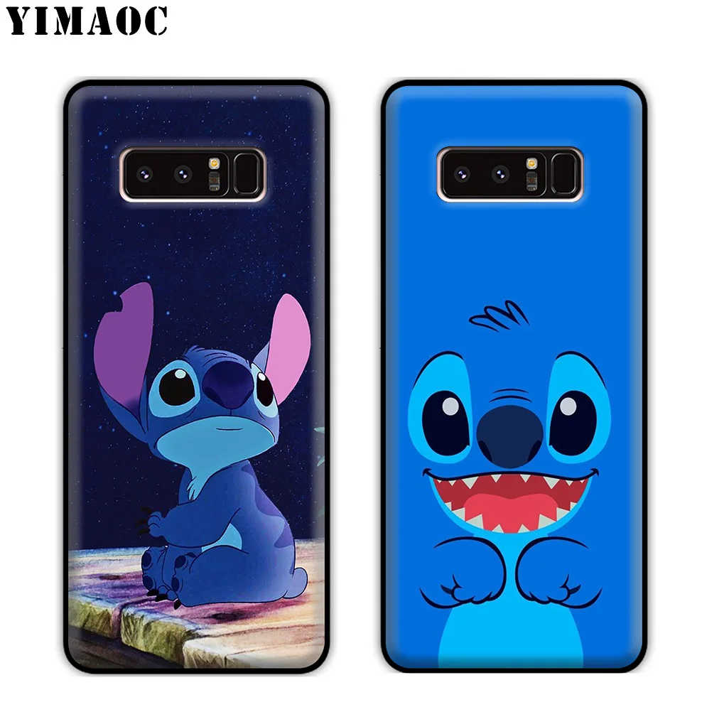 YIMAOC Cartoon Lilo Stitch Soft Silicone Case for Samsung Galaxy Note 10 Plus 9 8 A9 A8 A6 2018 A5 A3 2017 2016 |