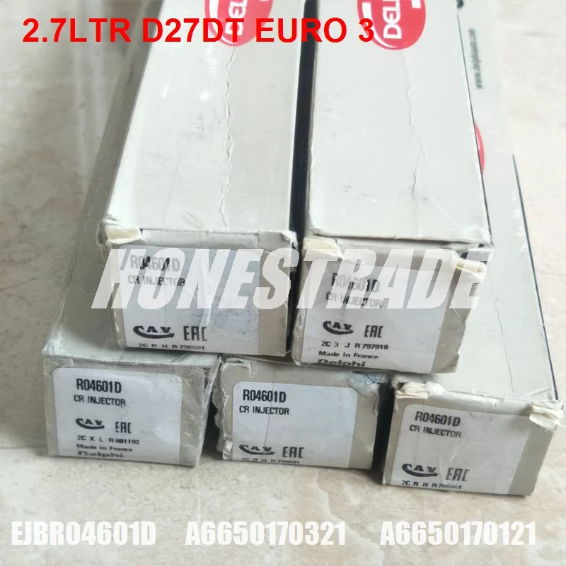 original common rail injector EJBR04601D R04601D for A6650170321 A6650170121 2.7LTR D27DT EURO 3 | Автомобили и мотоциклы
