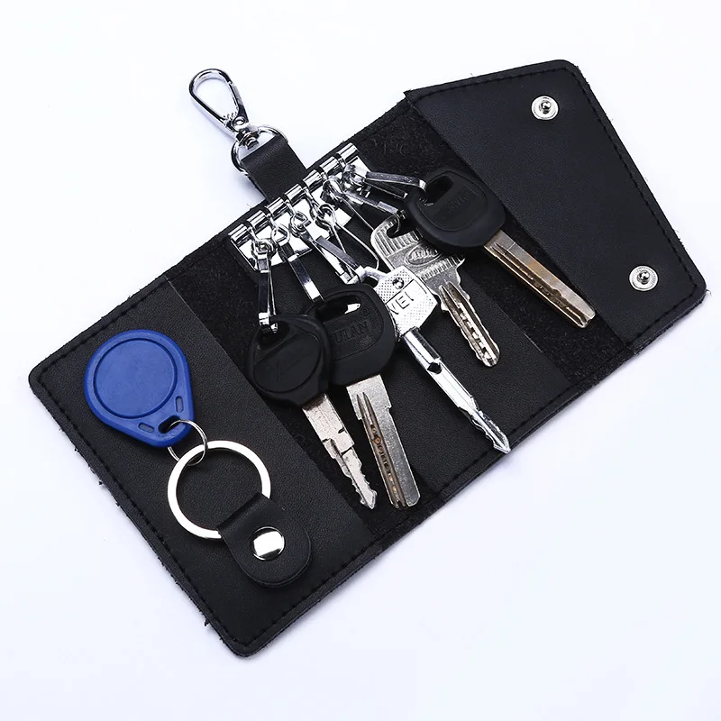 Wukaka натуральная кожа сумка для ключей автомобиля мужской держатель ключница