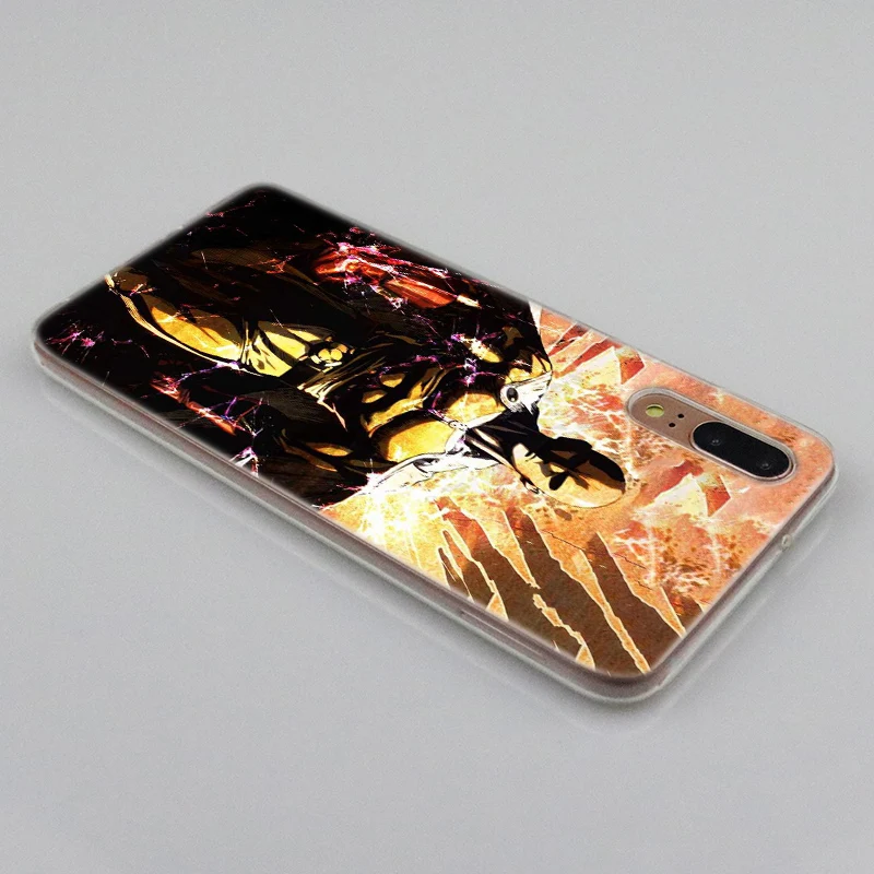 Хит продаж мягкий силиконовый чехол с аниме отбеливателем One Punch Man для Huawei P30 P20 P10