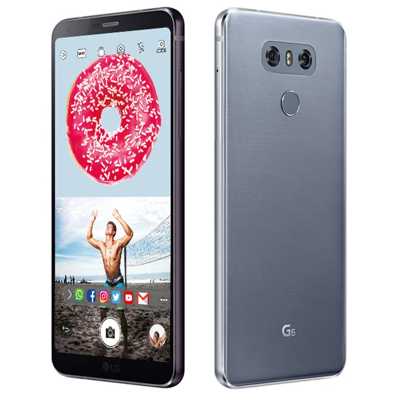 Оригинальный разблокирована LG G6 4G LTE мобильный телефон Quad core RAM 6 4G/32G ROM 5 7 ཉ.0MP