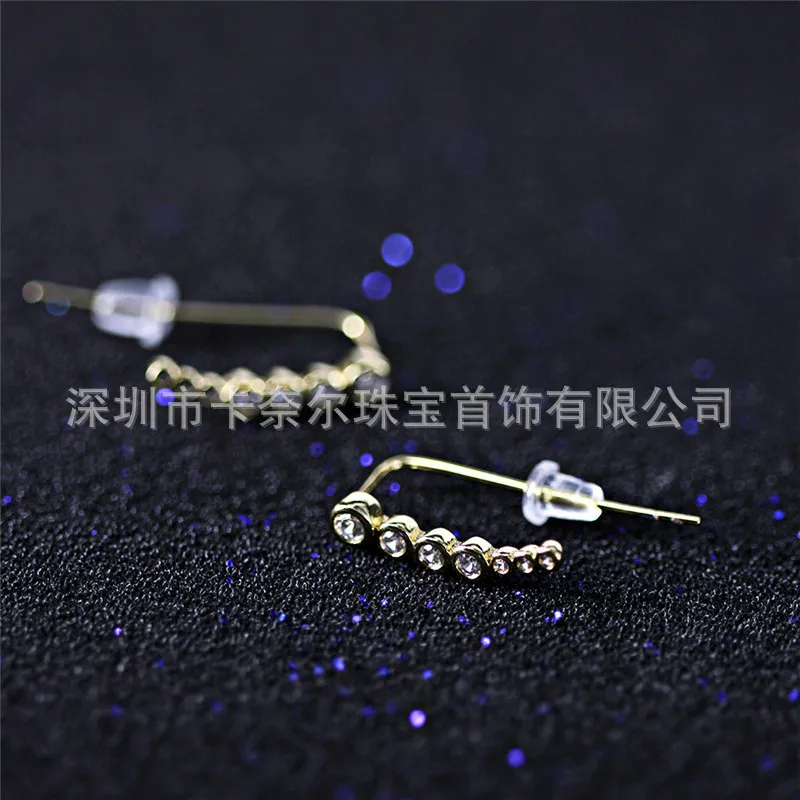 ROMAD Взрывные Модели круглые u-образные клипсы для ушей женские гальванические