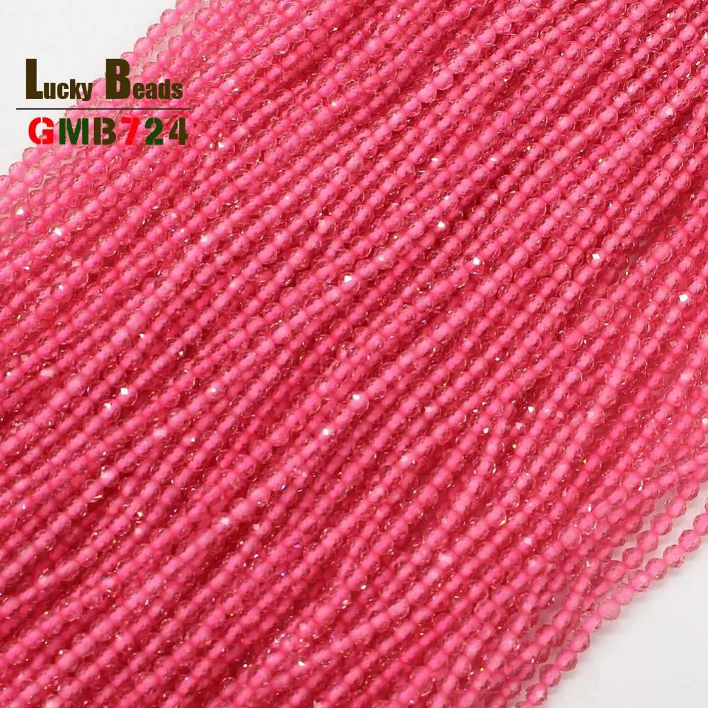 Бусины небольшого размера с гранями 2 мм | Украшения и аксессуары