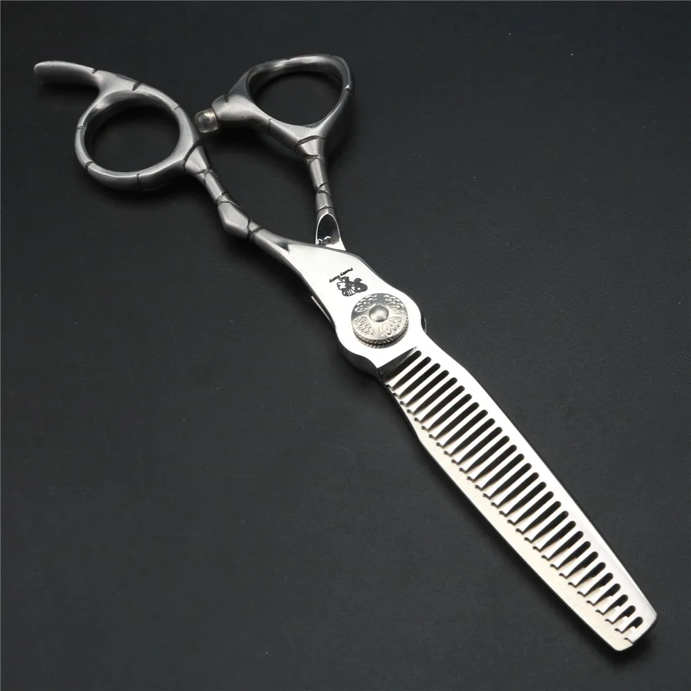 

Senior crocodile texture hair scissors 440C steel hair salon styling hairdressing tools 6 inch cutting scissors hair scissors