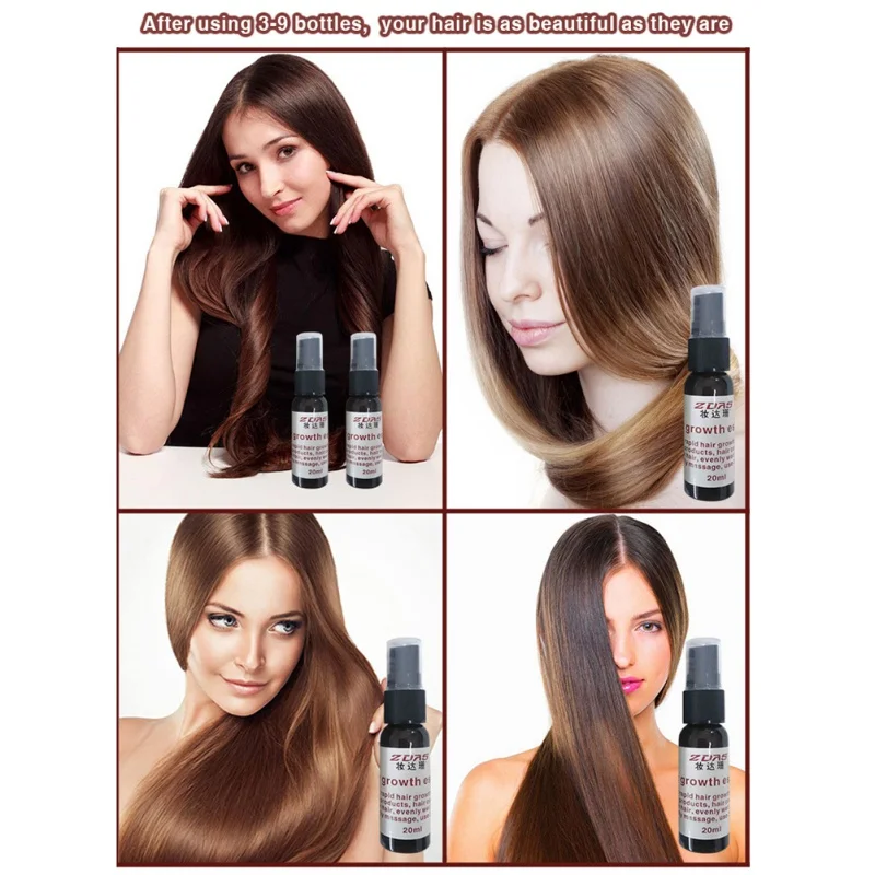 100% аутентичный продукт для выпадения волос утолщенный спрей роста женщин и