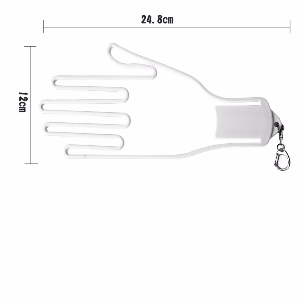 Guiseapue Golf Gloves Stretcher Golfer Tool Gear Plastic Holder Rack Dryer Hanger with strap | Спорт и развлечения