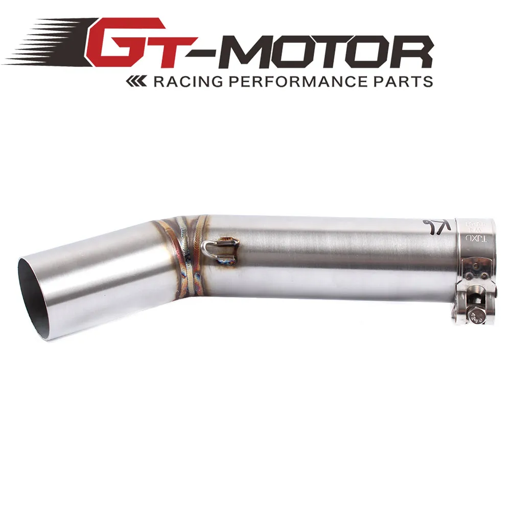 GT мотор средняя выхлопная труба мотоцикла для SUZUKI GSXR600 GSXR 600 k6 2006 Slip On|motorcycle exhaust