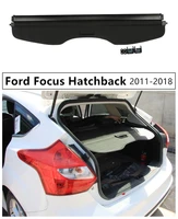 rear trunk cargo cover for ford focus hatchback 2011 2012 13 14 15 16 2017 2018 2019 high qualit car security shield accessories