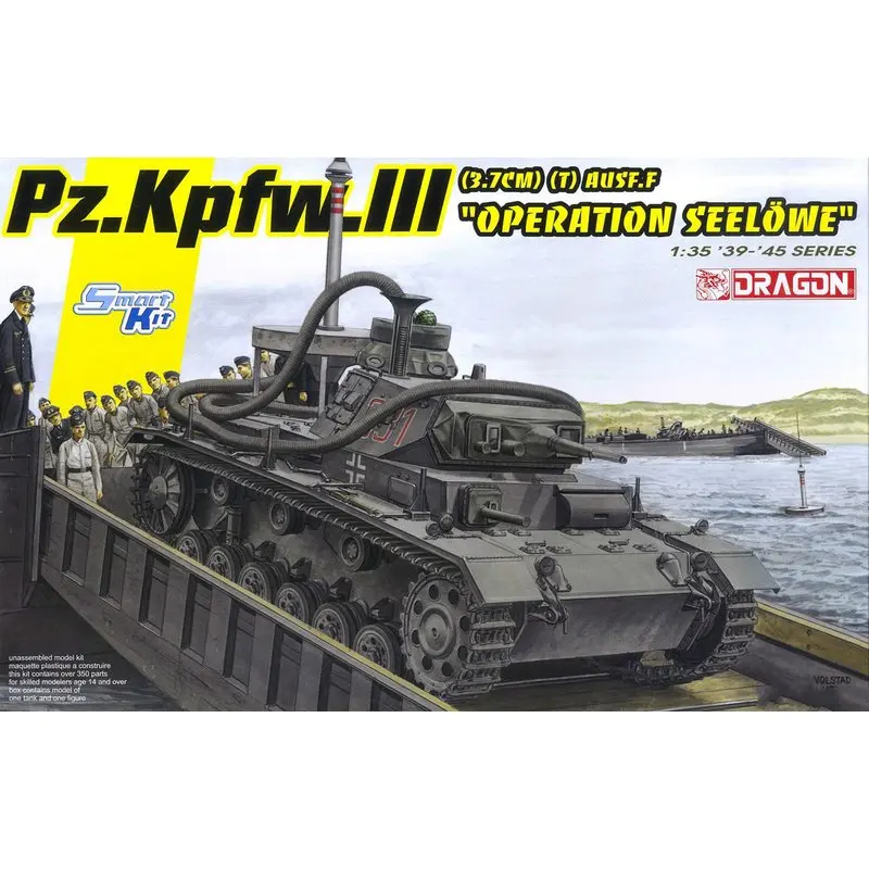 Модель DRAGON 6877 1/35 Pz.Kpfw.III (3 7 см)(T)Ausf.F Operation seelowe набор для взвешивания моделей |