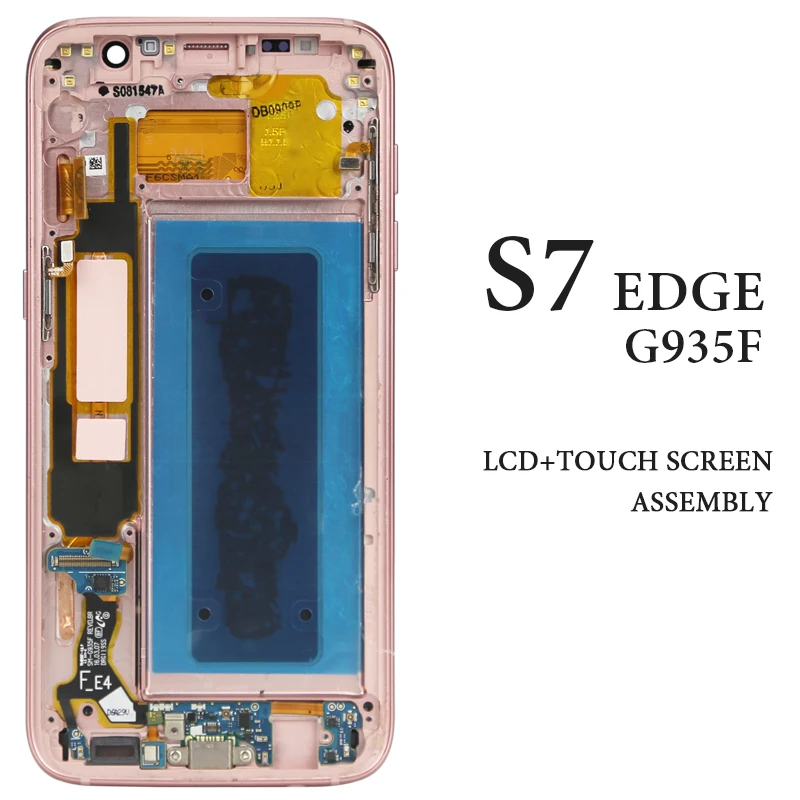 

1PCS LCD For Samsung S7 edge G935 G935F G935A G935FD OEM quality Display with frame No Dead Pixel Digitizer For Samsung S7 edge