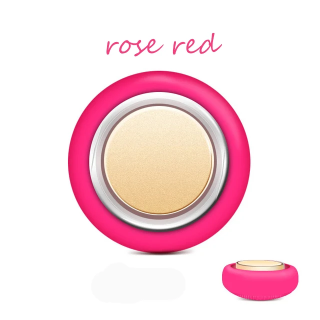 Rose red UFO смарт-маска Spa beauty Tech революционизирует инструмент светодиодный термо-активированное устройство для масок, моющий инструмент USB очищающий - Цвет: Rose red