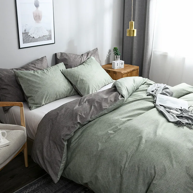 Новый простой комплект постельного белья с AB образным вырезом удобный большого