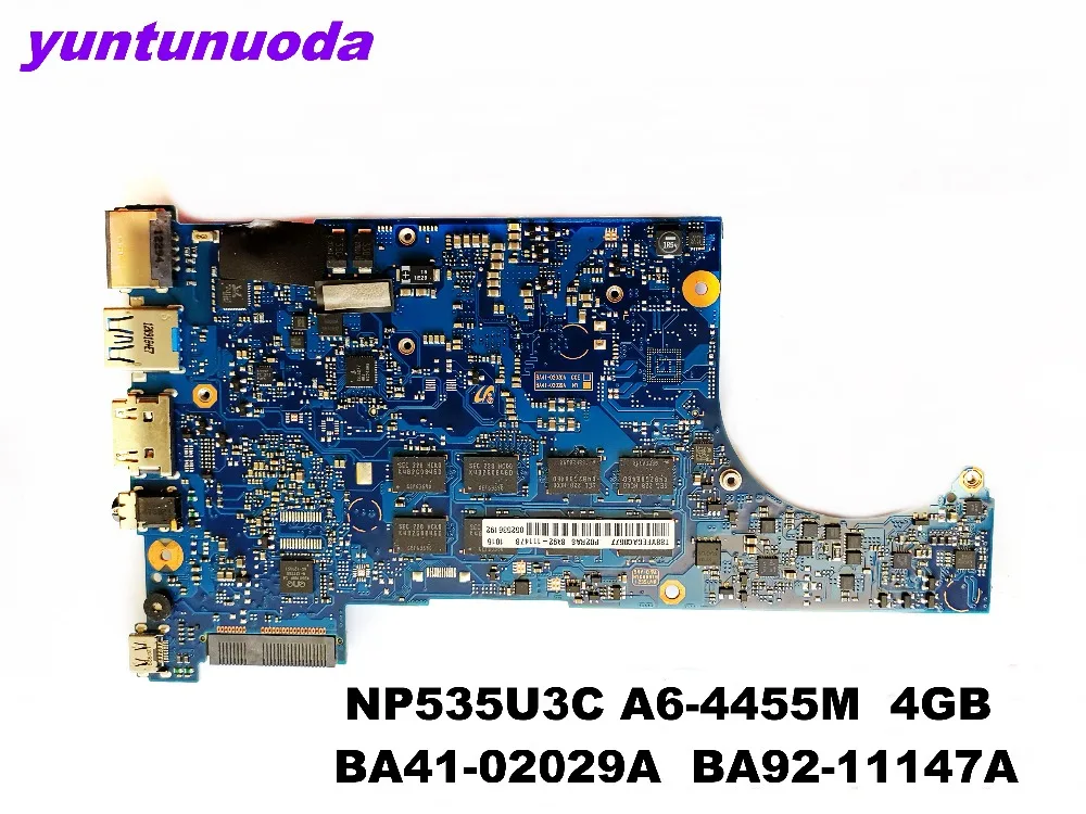 Для samsung 535u3c 535u3b 535u3x компьютерный портативный компьютер материнская ЦПУ A6 4455M 4g 100%