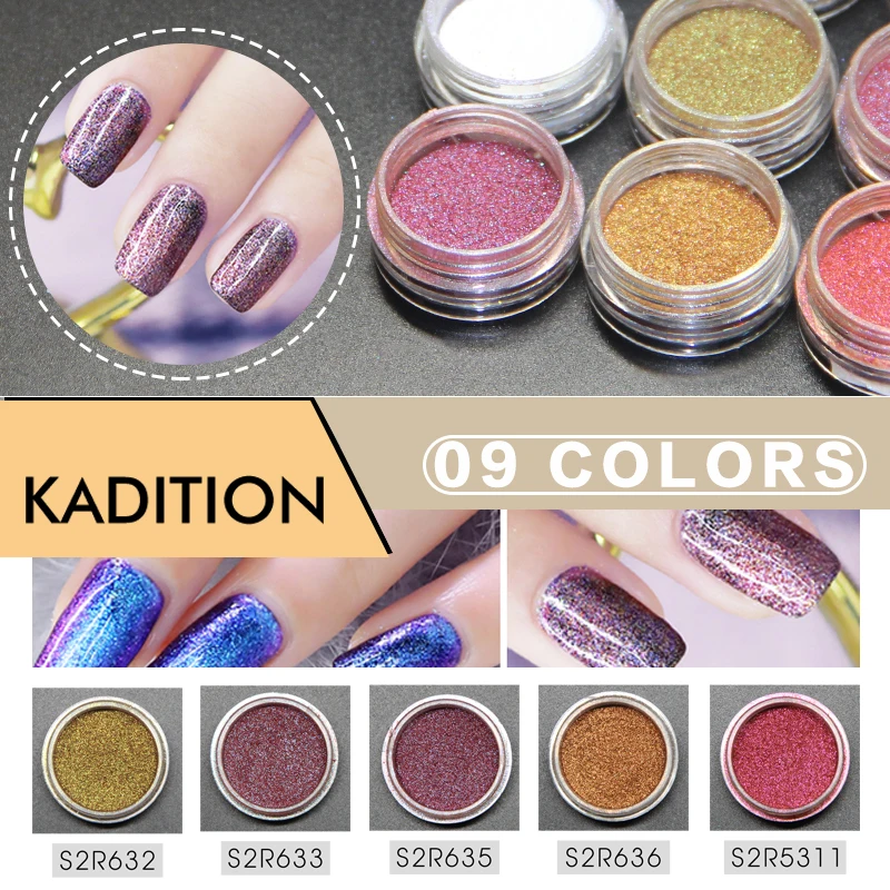 KADITION 1 г/кор. Сделай Сам Жемчуг Русалка матовый белый цвет украшение для ногтей