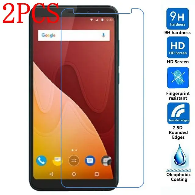 2 шт. закаленное стекло для Wiko View Prime защита экрана Защитная пленка
