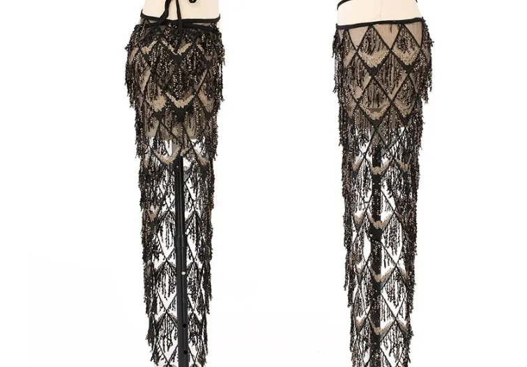 танец живота блесток шарф бедра аксессуары красный треугольник черно белые