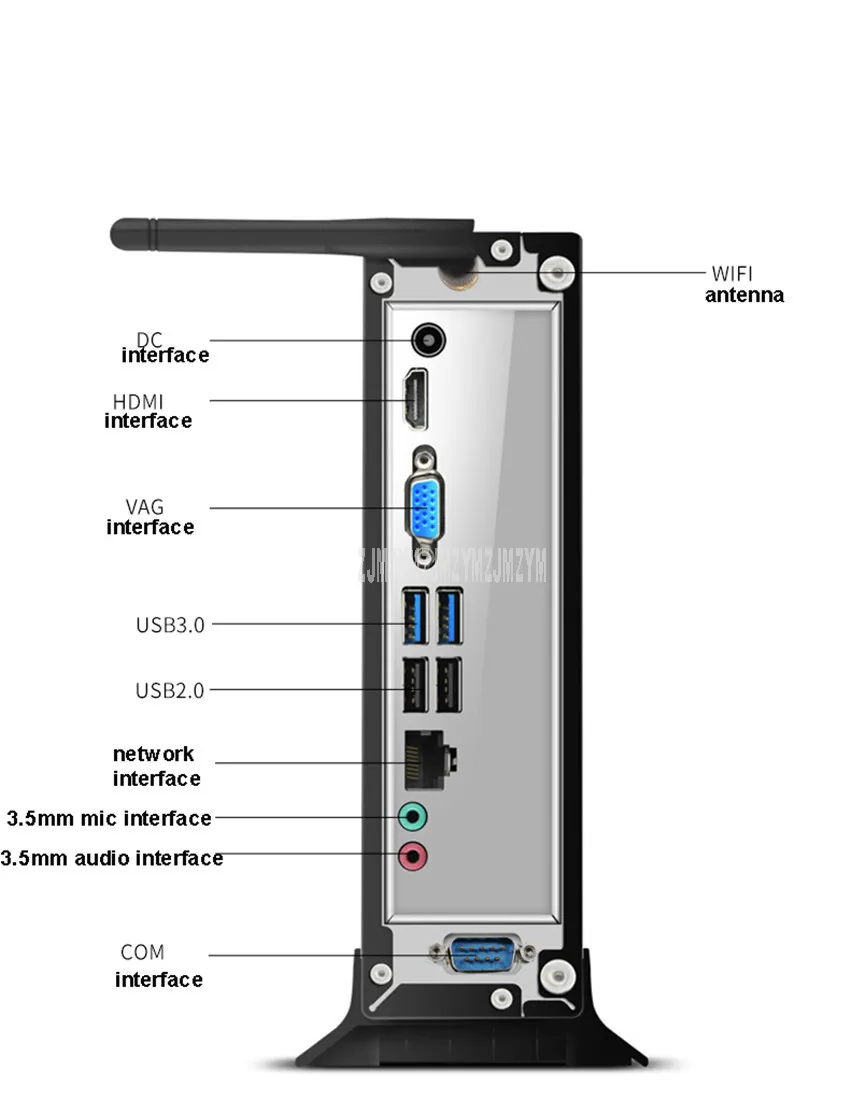 ZH2101P33 240G SSD DDR3L 8G i3-8100 памяти процессор четыре ядра система Win10 мини настольный ПК хост компьютер чехол черный