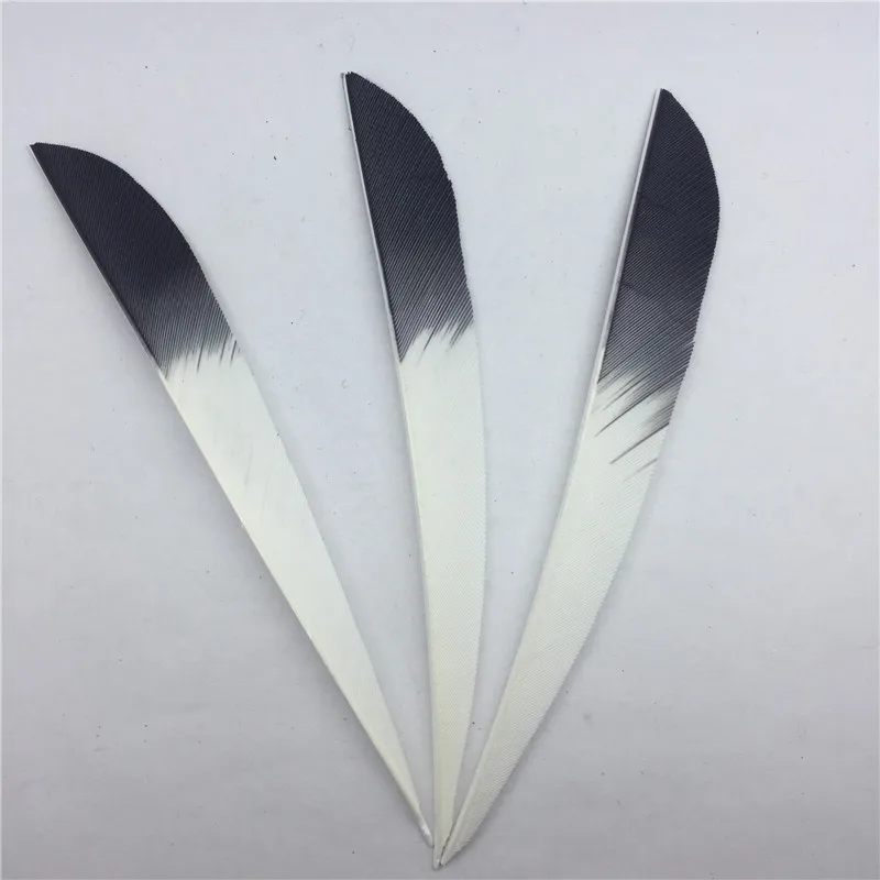 50 шт. 5 &quotвысокое качество капли воды форма белый и черный стрельба из лука охота
