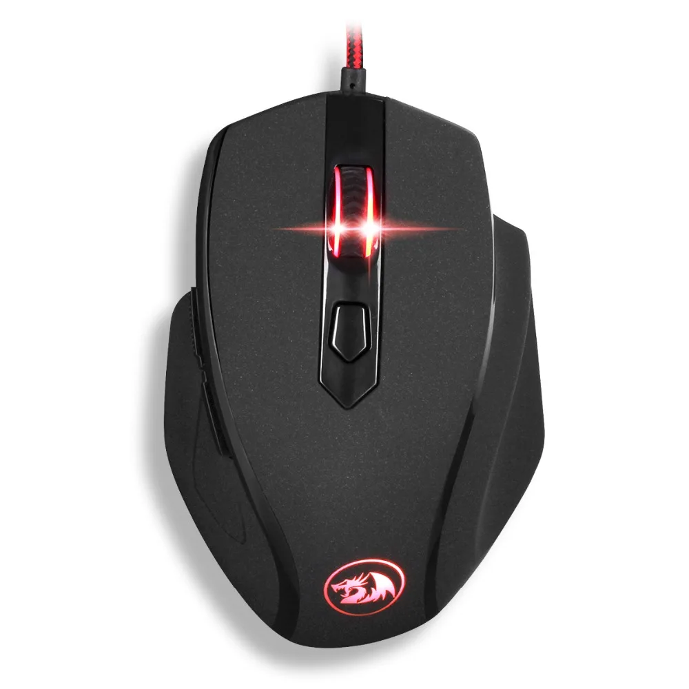 Redragon M709 Тигр Игровая мышь 10000 Точек программируемая проводная RGB LED 7 кнопок 5