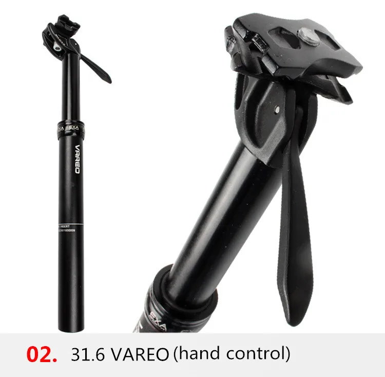 31.6 hand control Kindshock KS EXA MTB пипетка Подседельный штырь регулируемая высота горный велосипед 30,9/31,6 мм ручное управление гидравлическое Велосипедное Сиденье трубка - Цвет: 31.6 hand control