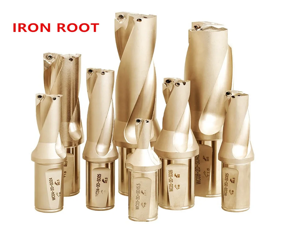 Индексируемая дрель New1P C25-4D16 WC03 U drill + 2P WCMX030208-FZ 6115 | Инструменты
