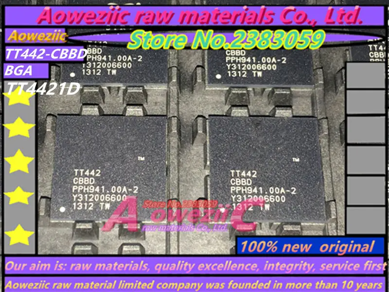 

Aoweziic 100% Новый оригинальный TT4421D TT442-CBBD TT442CBBD автомобильный навигационный главный чип