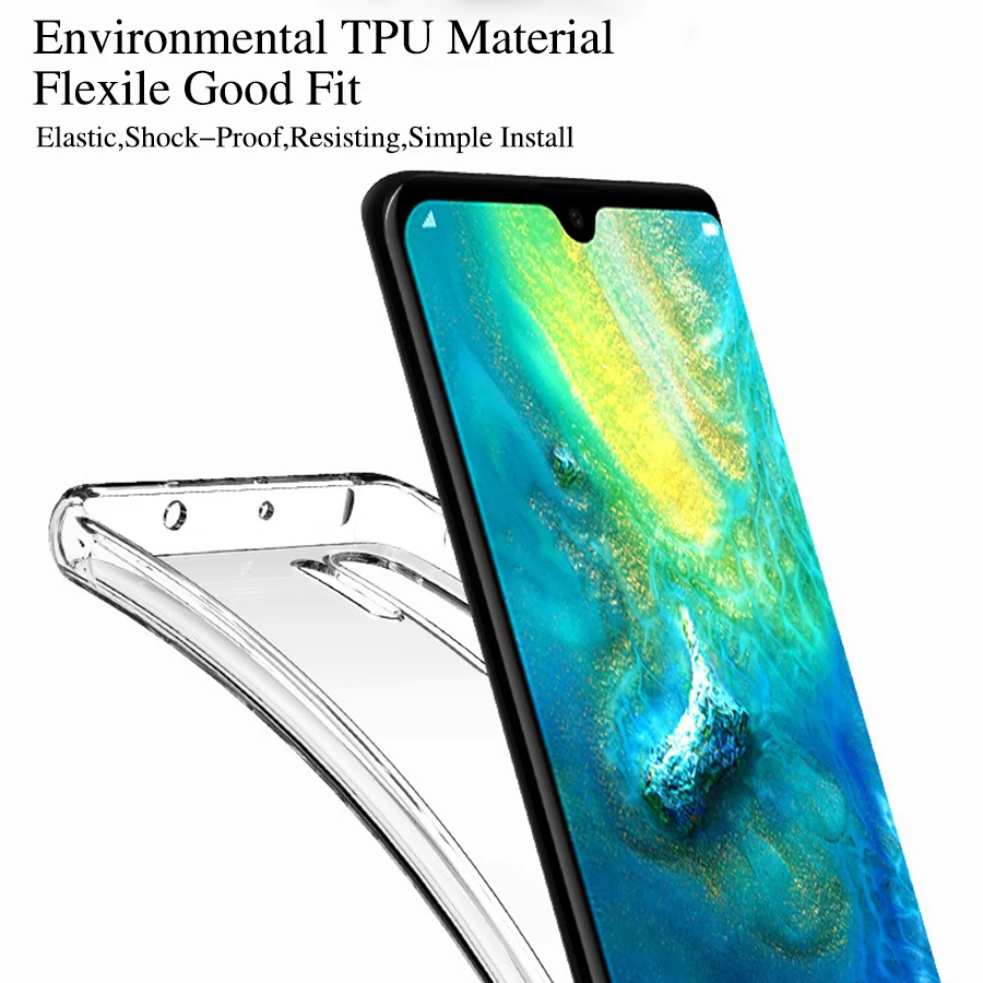 Силиконовый чехол с воздушной подушкой для Huawei P30 Mate 20 P20 Pro Lite Nova 3e 3i 4 Y6 Y7 Prime 2018 P Smart
