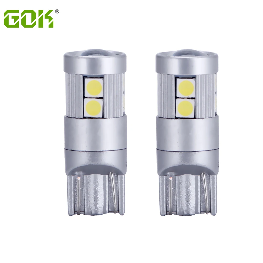 

50 X T10 W5W 9 SMD 3030 светодиодный 9w t10 габаритный светильник 168 светодиодный CANBUS Авто клиновидный задний фонарь боковой номерной знак светильник s ...